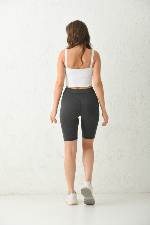 Anthracite Basic Knitted Leggings