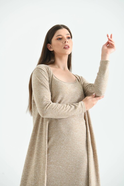 Beige Soft Knitted 2-Pack Set