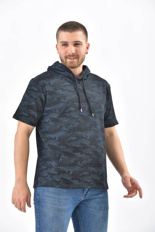 Camo short sleeve clearance hoodie