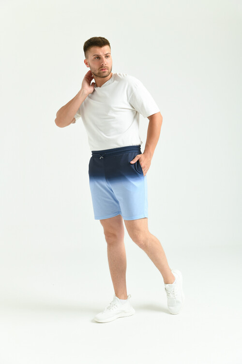 Mavi Regular Fit Cep Detaylı Şort