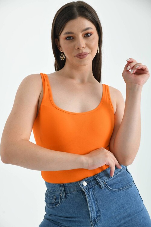 Orange Thick Strap Snap Fastener Body