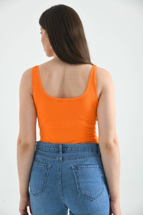 Orange Thick Strap Snap Fastener Body