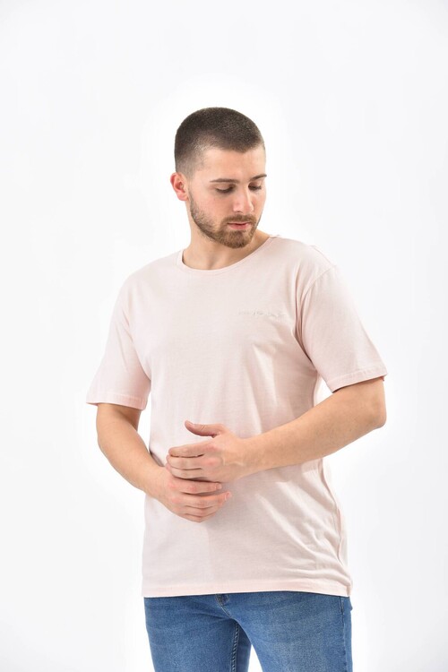 Powder Embroidery Detailed Regular Fit T-Shirt