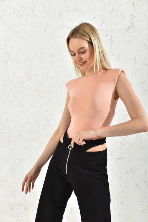 Powder Shoulders Padded Snap Snap Body