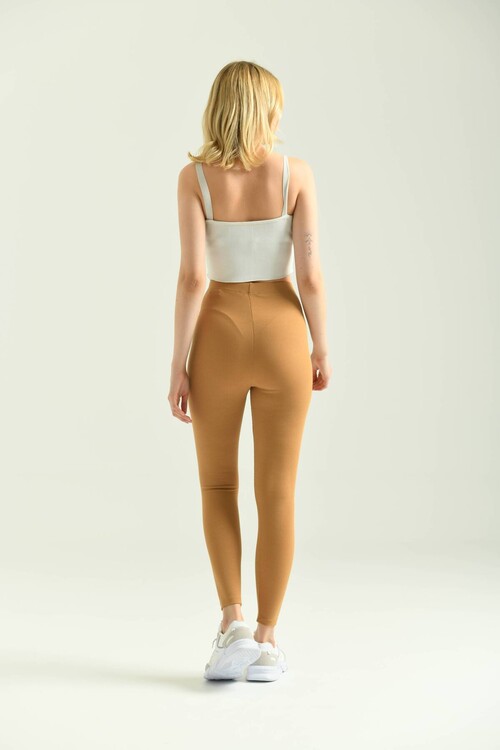  Mink High Waist Corduroy Leggings