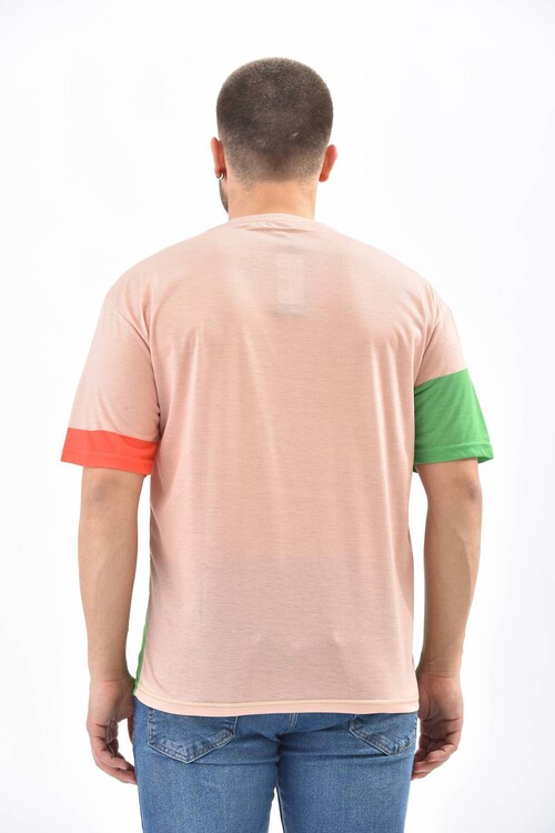 Green Block Owersize T-Shirt