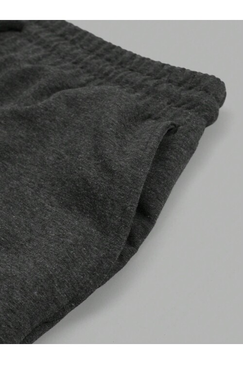 %100 Pamuk Beyaz California Baskılı T-Shirt & Siyah Eşofman Altı Erkek Takım