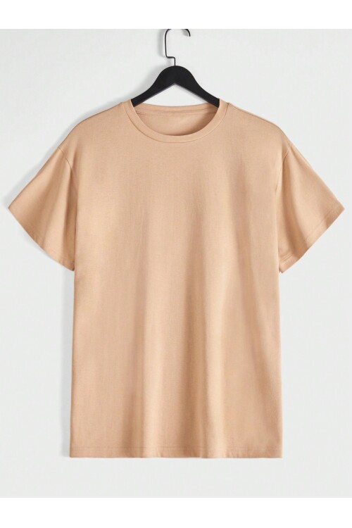 Erkek Taş Bisiklet Yaka Tokyo Vitality Baskılı T-Shirt