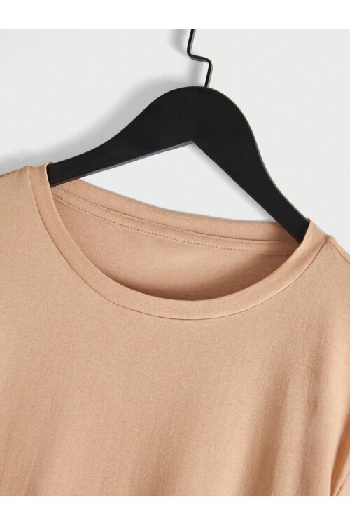 Erkek Taş Bisiklet Yaka Tokyo Vitality Baskılı T-Shirt