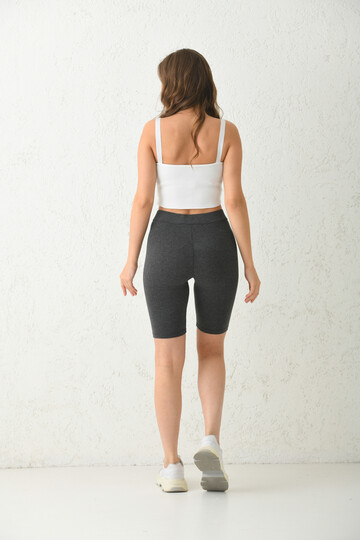 Anthracite Basic Knitted Leggings