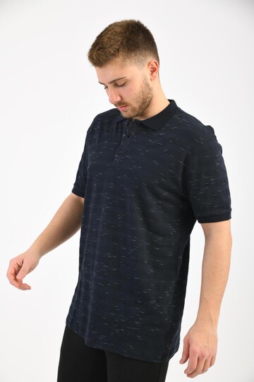 Lacivert Polo Yaka Kısa Kollu T-Shirt