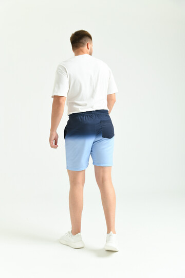 Mavi Regular Fit Cep Detaylı Şort