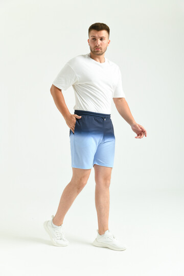 Mavi Regular Fit Cep Detaylı Şort