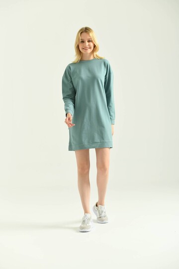 Mint Tie Detailed Sweat Dress