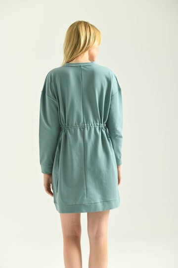 Mint Tie Detailed Sweat Dress