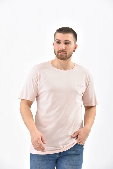 Pudra Nakış Detaylı Regular Fit T-Shirt