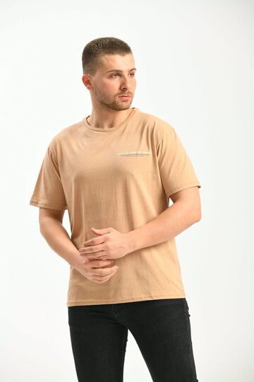 Taş Regular Fit Baskılı %100 Pamuklu T-Shirt 