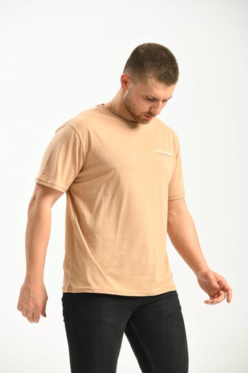 Taş Regular Fit Baskılı %100 Pamuklu T-Shirt 