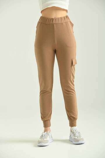 Mink Basic Pocket Detailed Knitted Sweatpants