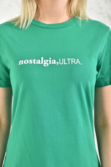 Yeşil Nostalji Ultra Baskılı T-Shirt