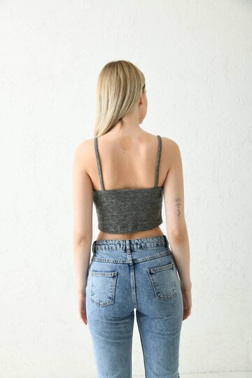 Green Pleated Front Bustier